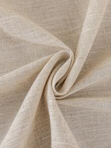 1pc Elegant Cream-Colored Linen Tassel Tablecloth, Rectangular European Style Coffee Table/Bedside Cabinet Cloth, Washable, Suitable For Farmhouse, Kitchen, Dining Table, Dinner, Family Gathering, Buffet, Wedding, Hotel Decor, Daily Home Decor, Thanksgiving Party Decoration