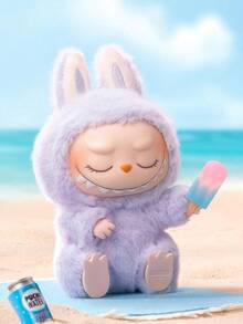 Pop Mart 100% 正品 THEMONSTERS 坐姿派对毛绒盲盒 - 密封神秘盒 - 随机密封收藏品（仅此一盒）