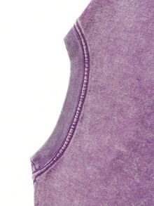 Dry Bones Come To Life Washed Christian Shirt, Christian Scripture T-Shirt, Vintage Retro Washed Shirt Single-Sided Printed (230 Heavyweight Pure Cotton T-Shirt)  High Quality Christian T-Shirt, Christian Gifts, Men's And Women's Shirts, Comfortable, Fashion Christian Shirt, Street Style Pure Cotton Fall Shirt - 紫丁香色 - 查看 4