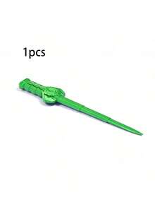 1 قطعة سيف قابل للتمدد بتصميم برج الطابعة ثلاثية الأبعاد، لعبة سيف ملون قابل للتمدد كأداة لتخفيف التوتر (نظرًا لخصائص المواد، جسم السيف هش نسبيًا، لا تستخدمه بعنف ولا تحاول ثنيه)