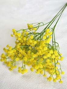 29cm White Artificial Baby's Breath Flowers, Plastic Fake Flowers, Bulk Artificial Baby's Breath Bouquet, Suitable For Home Decor, Tabletop Decor, DIY Flower Arrangement, Wedding And Party Decoration, Indoor And Outdoor Garden Decor, Weddings, Parties, Room Decoration - Multicolor - View 9