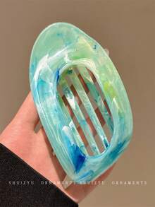 5Pcs Fashionable And Simple Flat Alligator Hair Clip, Women's Back Of The Head For Daily Leisure, Braided Hair Clip, Versatile And High-End Hair Accessories For Going Out, Mother's Day, Proud Month, Back To School Season, Thanksgiving, Christmas, Carnival, Holiday Gifts, Claw Clips, Hair Claws, Clips For Hair, Hair Slide, Hair Barrettes