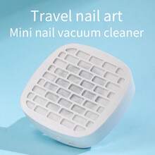 亚克力美甲粉尘收集器，美甲沙龙除尘器，美甲风扇，美甲清洁工具 - 高功率低噪音美甲粉尘吸尘器 - 粉色 - 查看 7