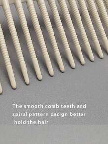 Peine para estilista - Peine de dientes anchos de patrón espiral multicolor para cabello largo, diseño, uso en salón, cepillo, cepillos para el cabello, cepillo de bordes, cepillar el cabello, peine para el cabello, peinar el cabello, cepillo desenredante, cepillo de bola, mini cepillo para el cabello, set de cepillos para el cabello, peine de madera, cepillo para el cabello, artículos de viaje, artículo de viaje, peinado, peluquería, cepillo para el cabello, cepillo para el cabello liso, cepillo para el peinado, cepillo para el cabello rizado, cepillo de bordes, peine para el cabello, cepillar el cabello, set de cepillos para el cabello, peinar el cabello, peine para rizos, cepillo desenredante, cepillo para el cabello de mujer, cabello, viaje, productos para el cabello, herramientas para el cabello, cosas para el cabello, barbero, accesorios de barbero, barbería, equipo de peluquería