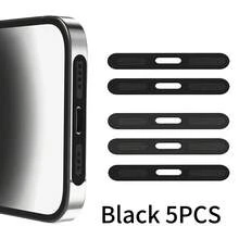 5pcs Premium Metal Dustproof Nets For IPhone 17Pro/17Ari/14/15 Series - Integrated Dust Protection Film, Anti-Dust Stickers With Mesh Design, Compatible With IPhone 15/15 Pro/15 Pro Max/15 Plus & 14/14 Plus/14 Pro/14 Pro Max/13/13 Pro/13 Pro Max/12/12 Pro/12 Pro Max