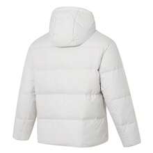 Adidas Men's Cotton Padded BASIC DOWN JKT Sports Hooded Lightweight Jacket KC2477 - Track Gray - View 2