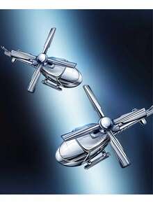 1个汽车空调出风口香氛，直升机造型固体空气清新剂，可旋转汽车空调出风口装饰 - A - 查看 10