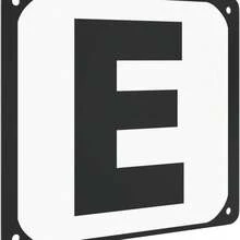 Dressage  Letters - Set Of 12, Steel, Black/White, Easy To Install, Weatherproof, Suitable For Equestrian Training - Default - View 8