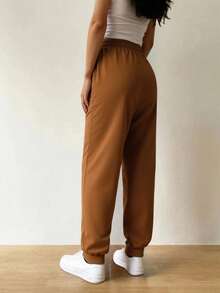 女士运动裤 - 焦糖 - 查看 3