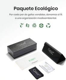 ¡RecomendadoCyxus Lentes de Sol Hombre, Gafas Polarizadas Protección UV 400 para Hombres y Mujeres, Estilo de Moda para Playa, Conducción y Actividades al Aaire Libre¡Top de Temporada - 00-Marco Dorada Lentes Marrón 1021 - Ver 8