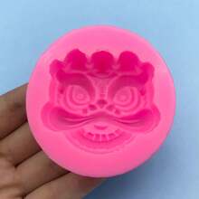 1 pièce Moule de dragon chinois et de lion en silicone, moule à bougies et à savon, décoration de fête DIY cadeau