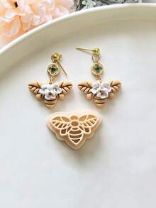 1/2/4/13 piezas Cortador de arcilla de estilo bohemio para vacaciones de verano, herramienta de arcilla en forma de panal de abeja, molde de cortador de arcilla con diseño de animales lindos para hacer colgantes, collares y kit de joyería DIY