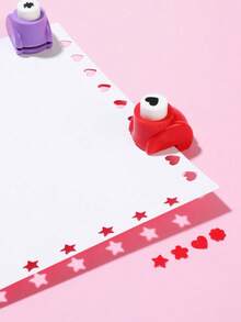 Dụng cụ dập nổi cỡ nhỏ, Máy in, Máy đục lỗ, Máy dập nổi cỡ nhỏ cho đồ thủ công DIY của học sinh, Thích hợp cho mùa tựu trường (Màu ngẫu nhiên) - Nhiều màu - Xem 4