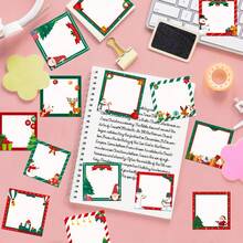 240pcs Self-Adhesive Memo Pads, Santa Claus & Snowman Patterns, Suitable For Christmas Party, Office Or Home Use - Multicolor - View 8