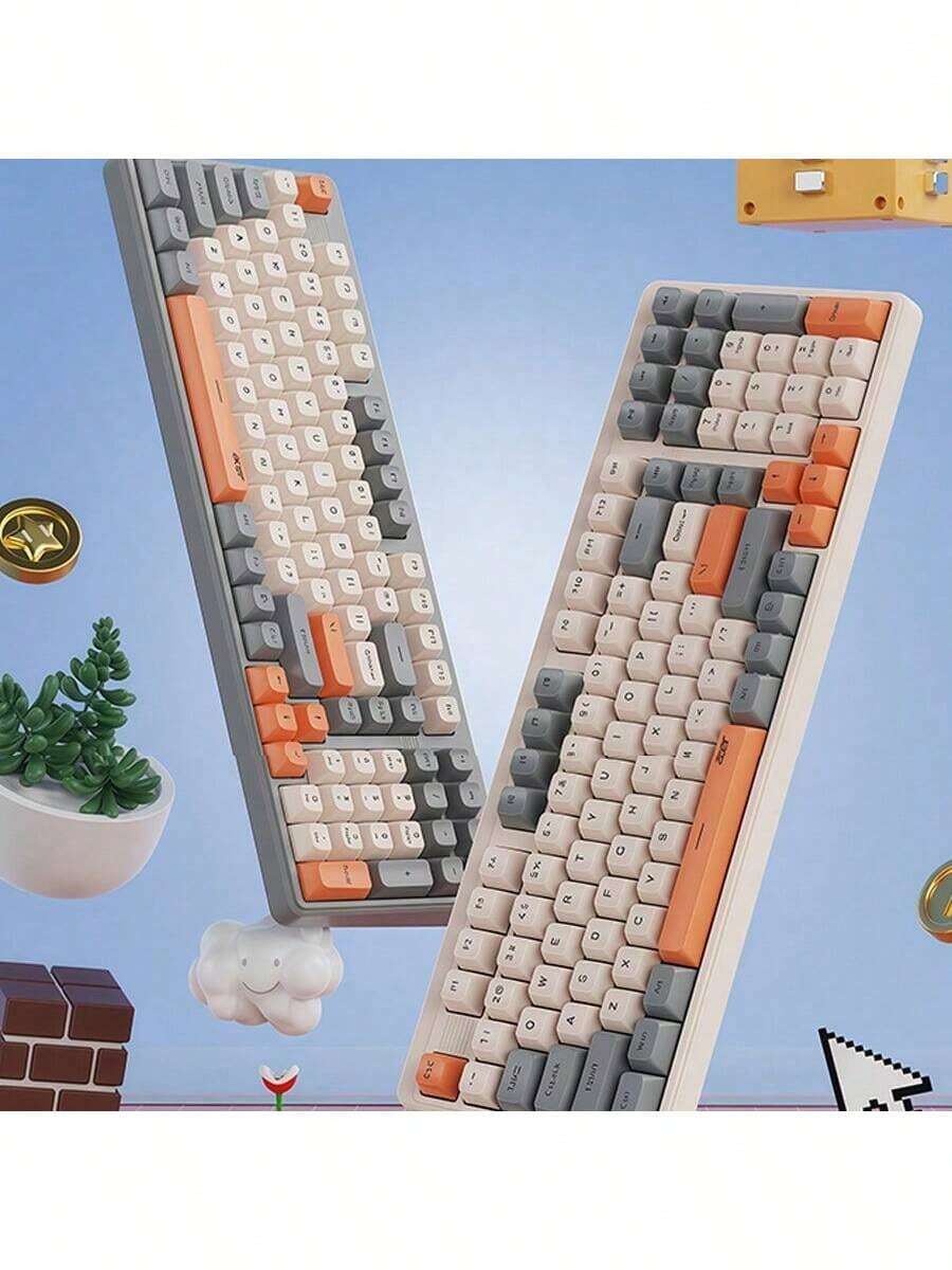 Acer Keyboard Gaming Kantor OKW 222 dengan Tombol Taktil Mekanis, Desain Tahan Air dan Percikan Air, Pintasan Multimedia, Input Ergonomis, Kompatibel dengan Multi-OS, Desain Kantor dan Gaming, Abu-abu - Grey - View 1