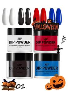 30g Acrylic Powder, Soaking Powder, White, Red, Burgundy, Pink Acrylic Soaking Powder, Lasting Over 28 Days, For Nail Art, No Need Nail Lamp, Not Damage Skin Around Nails, French Manicure, Christmas Nail Art - Multicolor - View 34