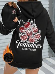 Customized Women's Sweatshirt For Autumn/Winter - Halloween Theme Customization - Front, Back, Or Double-Sided Customization, Add Your Own Photos (Family, Selfie, Pet) To Design Personalized Printed Hoodies, Customize Family Member Hoodies (Including Baby/Couple/Family/Pet Photos), Comfortable Pet Hoodies, Personalized Pet Sweatshirts, Cute Pet Photo Printed Women's Hoodies - Black - View 3