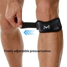 Knee Pas Premium Knee Patella Straps - Adjustable Sports Knee Pad, Patella Stabilizer Band Knee Brace Support Secure Fit Design For Hiking Soccer Basketball Outdoor Cycling, Fitness, Running