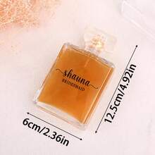Perfume Bottle,Mother Of Bride Bridesmaid Gift,Personalised Wedding Perfume Atomiser Bottle,Bridal Party Gift,100ml Gold Spray Frosted Cover - 100ml - View 6