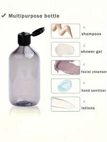 Chai đựng mỹ phẩm nắp lật 16,91oz & 10,14oz - Hộp nhựa có thể nạp lại đựng kem dưỡng da, dầu gội, xà phòng - Đồ dùng thiết yếu cho du lịch và phòng tắm với thiết kế vòi chính xác, sắp xếp nhà cửa, phong cách tối giản, kết cấu, hộp đựng chất lỏng, lối sống tối giản - Nhiều màu - Xem 3