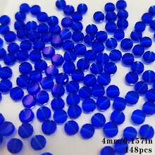 Red Beads & Bead Assortments 4/6/8mm Clear Flat Round Faceted Glass Bead For Jewelry Making DIY Bracelet Beading Crafts