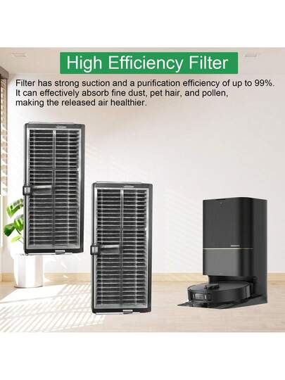 Pcs HEPA Filter Accessories Dreame L10s Pro Ultra Heat, Gen 2, X40 Complete,X40 Master, L40 Ultra,X30 Ultra, Mova P50 Ultra,E30 Stofzuiger Cleaner view 4