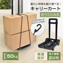 Foldable Shopping Cart, 4-Wheel, Stylish, Durable, Compact, And Portable For Carrying Or Hand Carrying - màu đen - Xem 1