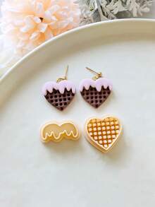 1/2/7pcs Boho Heart Shaped Earring Clay Cutters, Suitable For Jewelry Making, Summer Ice Cream, Cookie Clay Tools, Jewelry Making Tools - Clay Cutter - View 16