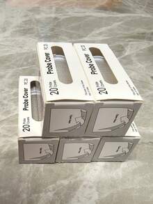 20/60/100 piezas Fundas desechables para sonda de termómetro de oído, repuestos de tapa y filtros de lente para termómetro de oído