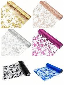 Weihnachtstischläufer, Hochzeitsdekoration Material, Weihnachtliche Tischdekorationen - Verschiedenfarbig - Übersicht 3