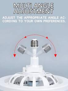 10.23-Inch LED Fan Light, 5 Blades, 360° Flexible Rotation, With Remote Control And Aroma Function, Comes With Fragrance, Upgraded Crystal Cover, Adjustable Color Temperature, Brightness, Wind Speed, Timer Function, Suitable For Bedroom, Living Room, Study, Store And Other Spaces