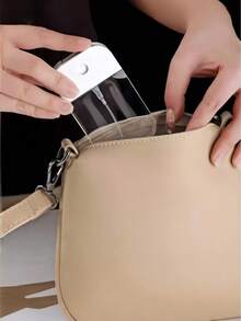 1件/2件 38ml/50ml 便携式高压喷雾瓶, 多种颜色可选, 简约可爱的多色卡片分体瓶, 可重复使用的酒精液体香水旅行便携瓶, 硅胶保护套, 细雾酒精洗手液, 可再填充便携式卡片喷雾瓶, 洗手液瓶,