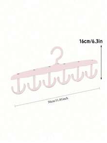 2pcs 12 Hook Rotatable Hook Hanger, Underwear Sling Saves Space, Wave Drying Hanger, Multi-Functional Hanger