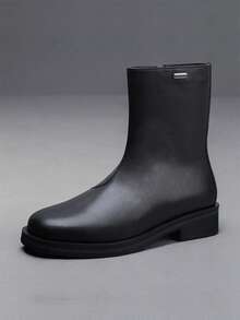 Botas altas para hombres - Duraderas, antideslizantes y cómodas, adecuadas para un estilo casual/urbano, excelentes para otoño, invierno y primavera