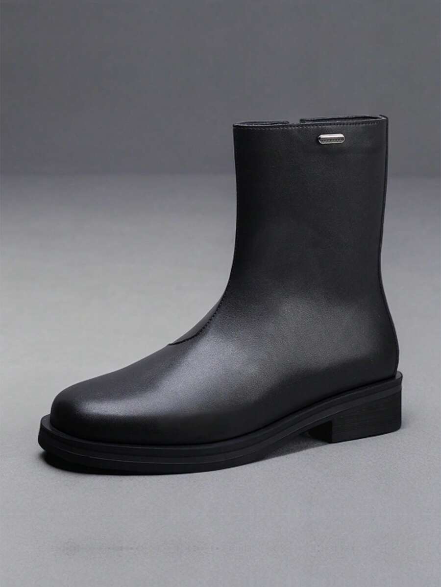 Botas altas para hombres - Duraderas, antideslizantes y cómodas, adecuadas para un estilo casual/urbano, excelentes para otoño, invierno y primavera