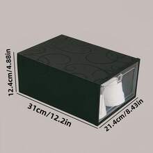 Set de 12/15 piezas de cajas de almacenamiento de zapatos transparentes y gruesas de alta calidad, organizadores de zapatos plegables y ahorradores de espacio de plástico de gran capacidad para el hogar y dormitorio