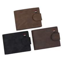 Herr Lyxig Business Plånbok Modern Design För Herrar Pengplånbok Miniplånbok Handväska Höst Herrplånbok Läder Liten Plånbok - Brun - Visa 9