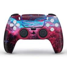 ملصق وحدة تحكم P5 قطعة واحدة، مقاوم للخدش، زخرفي لوحدة التحكم الرقمية والقرص، قابل للتطبيق على جميع أجهزة التحكم P5 (وحدة التحكم في الألعاب غير مشمولة)