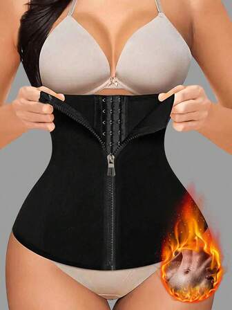 1 pieza Faja reductora de cintura para mujer, Reductor de cintura, Cinturón de sudoración tipo sauna, Cinturón deportivo para la cintura, Moldeador de cintura, Cinturón adelgazante de cintura, Entrenador abdominal