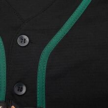 ST John's Shamrocks Mexico Guadalupe Baseball Jersey,Exquisite Embroidered Baseball Shirt,Unisex - màu đen - Xem 5