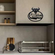 Quadros decorativos fé amor gratidão em MDF Preto, Kit Quadro Decorativo Vazado 3 peças