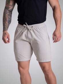 Premium Bermuda Shorts For Men - Màu be - Xem 10
