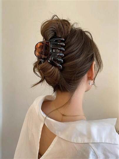 1pc Minimalist Large Hair Claw Hair Claws, Elegant Hair Accessories For Women Claw Clips Hair Clips Hair Jaw Clip Hair Clamps Hair Clutch Hair Catcher Clip Fall Winter For Vacation Outfits Woman