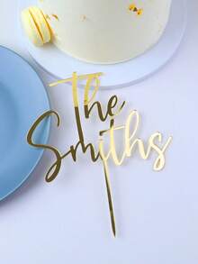 Personalized Wedding Cake Topper Custom Last Name Cake Topper For Wedding Rustic Wedding Mr And Mrs Anniversary Cake Topper Multi-Functional, Anti-Mold, Ornamental Exquisite, Modern, High-Quality, Contracted Custom, Personalized, Unique Ideal Gifts For Graduation, For Weddings, For Housewarming Dining Room, Living Room, Bedroom, Tea Room, Home, Christmas,Warm Ambience, Autumn Home Refresh,Home Harmony - Multicolor - View 15