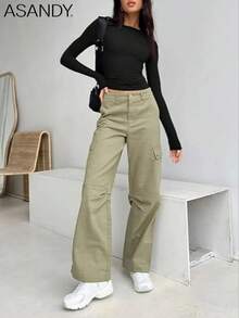 3pcs/Set Women Crew Neck Long Sleeve Solid Color T-Shirts, Fitted Casual Pullover Tops, Spring/Autumn - Multicolor - View 4