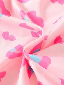 New Girls Pyjama Set Playful And Cute Pink Leopard Print Pajama Set Young Girl Round Neck Long Sleeve Casual And Comfortable Young Girl Clothes Two Pieces Set Suitable For All Seasons