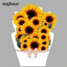 Aimall 1 Pack Paper Flower Pop Up Cards, Flower Bouquet Card Popup 3D Greeting Cards For Mother's Day, Graduation, Anniversary, Birthday, Congratulations, Get Well, Home Decor, With Envelope And Note