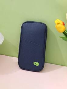 High-Quality Travel Passport Wallet With Zipper, ID And Credit Card Holder, And Phone Pocket - Black And White Mesh Storage Bag, Portable Foldable Silicone Storage Bag | Essential Vacation Secure Document Storage | Stylish Design, Perfect For All Seasons: Spring, Summer, Fall, Winter, And Family Vacation Passport Holder - Multicolor - View 18