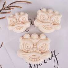 1 pièce Moule de dragon chinois et de lion en silicone, moule à bougies et à savon, décoration de fête DIY cadeau