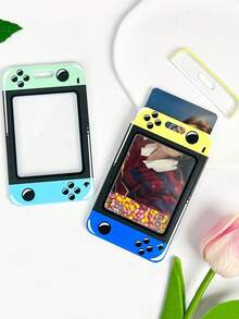 1pc Creative Simulated Game Console Transparent Card Holder With Lanyard, Student ID Badge/Card Case For Men And Women - Multicolor - View 3